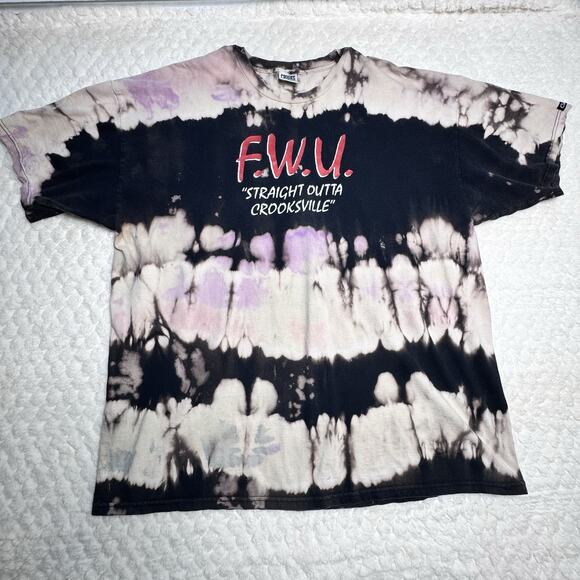 Crooks & Castles Other - Crooks & Castles FWU Tie Dye Graphic T Shirt Mens 2XL Black Pink Streetwear
